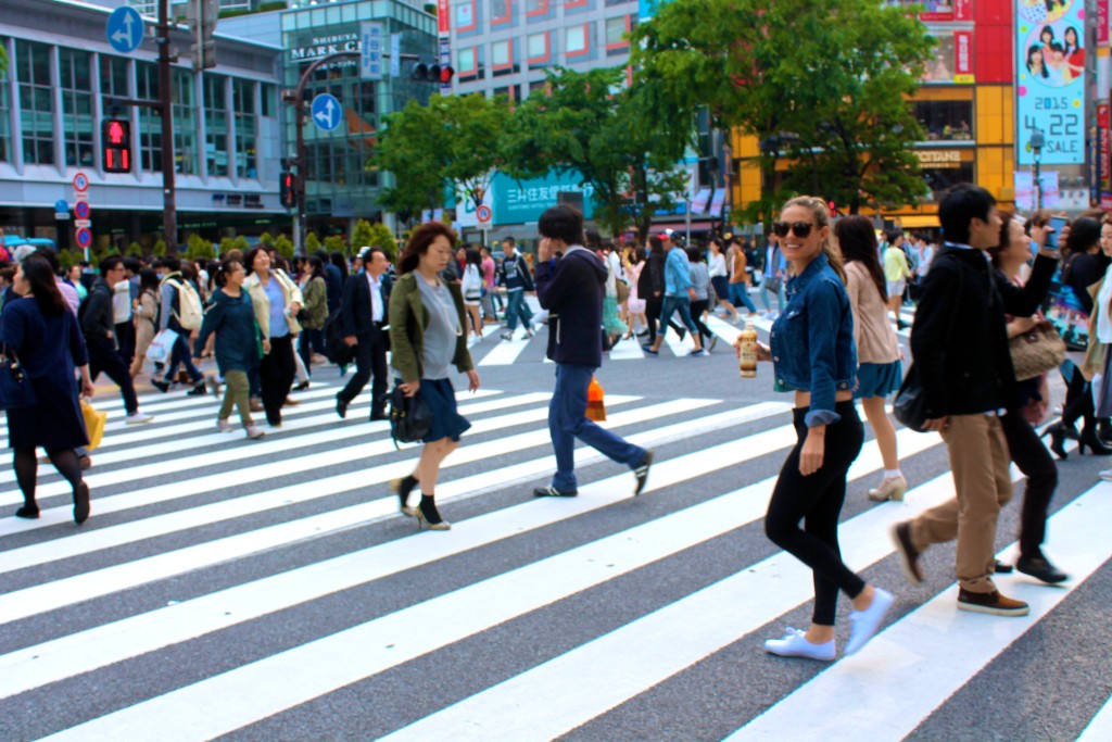 Shibuya Crossing - weekend in tokyo